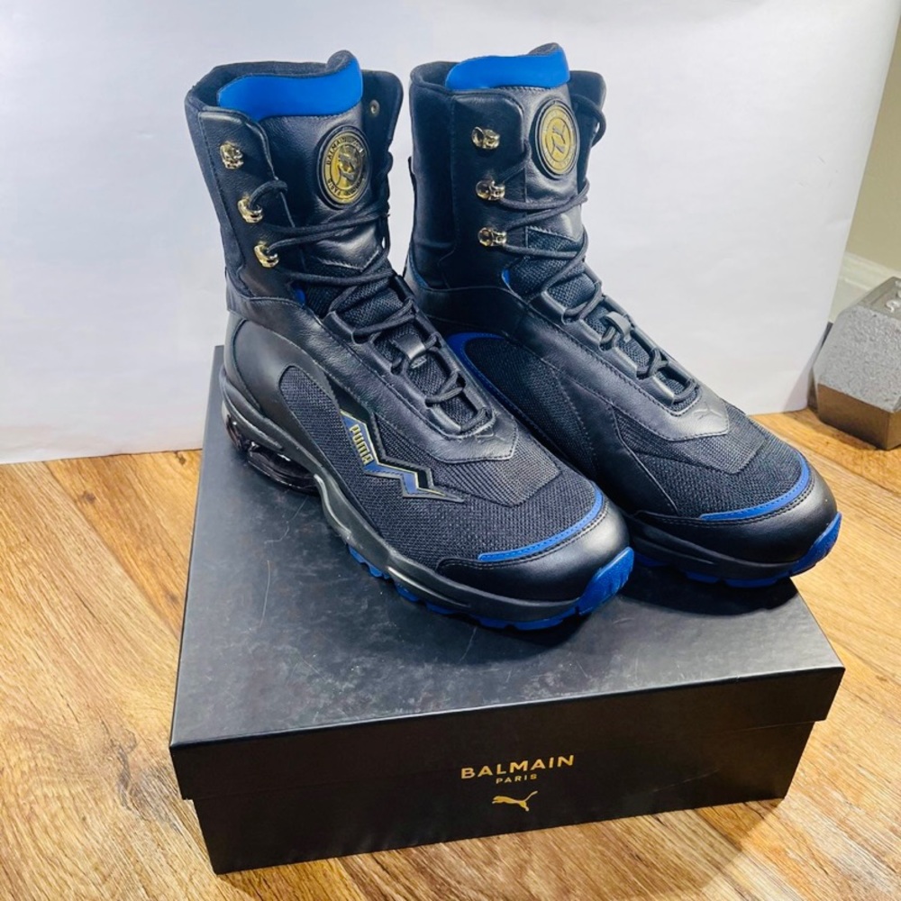 BALMAIN PARISxPUMA Cell Stellar Mid Sneaker/boot Cara Delevingne Collaboration
